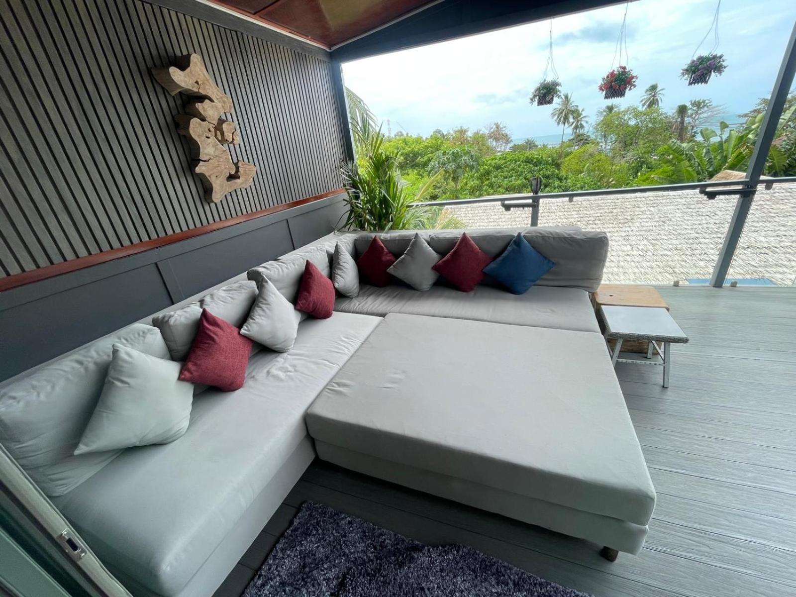 Stunning Villa With Ocean Views And Free Car Lamai Beach  Exterior photo