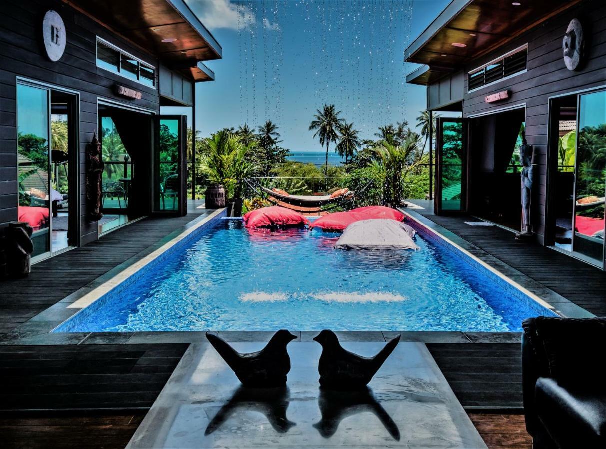 Stunning Villa With Ocean Views And Free Car Lamai Beach  Exterior photo