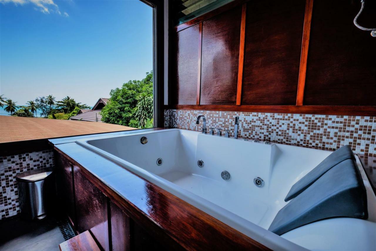 Stunning Villa With Ocean Views And Free Car Lamai Beach  Exterior photo