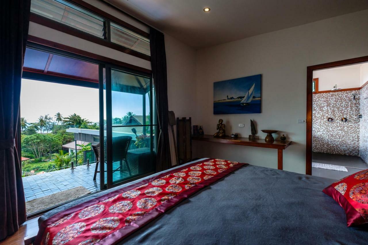 Stunning Villa With Ocean Views And Free Car Lamai Beach  Exterior photo